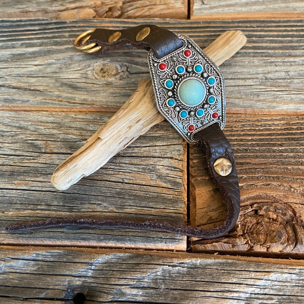 Lucky Brand Bracelet with Leather Strap